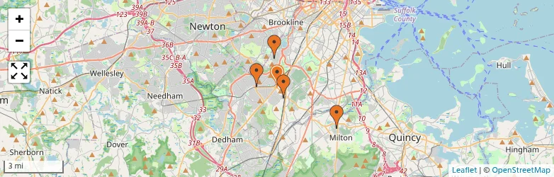 Related schools map