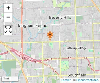 Map of Farber Hebrew Day School