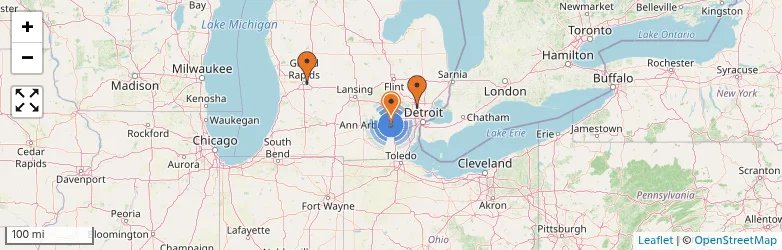 Related schools map