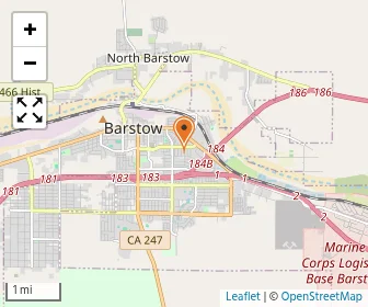 Map of Barstow Christian School