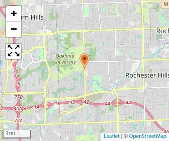 Map of Brookfield Academy - Rochester Hills