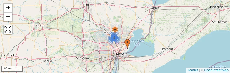 Related schools map