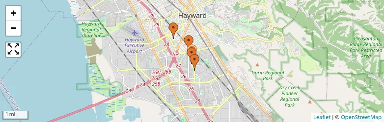 Related schools map