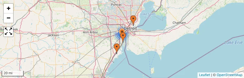 Related schools map