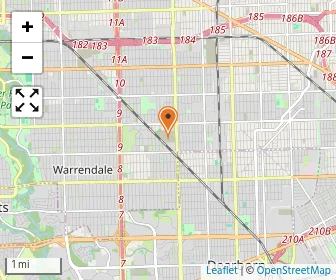 Map of Detroit Urban Lutheran School