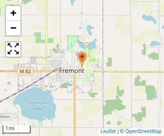 Map of Fremont Christian School
