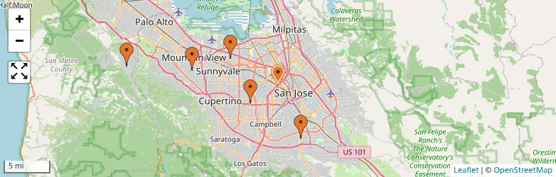 Related schools map