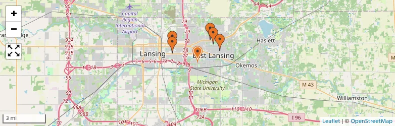 Related schools map