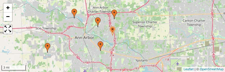 Related schools map