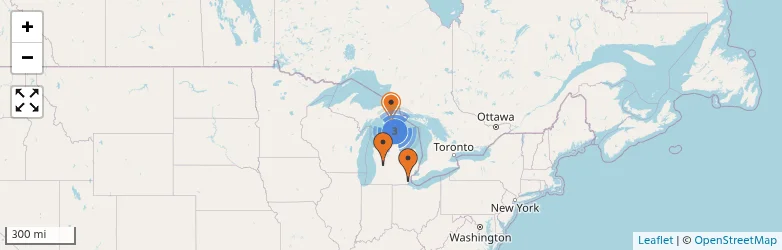Related schools map