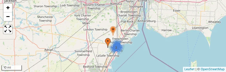 Related schools map