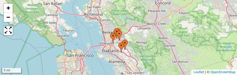 Related schools map