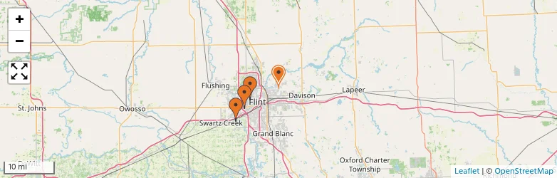 Related schools map