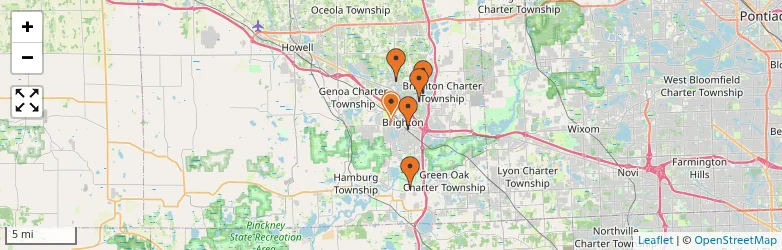 Related schools map