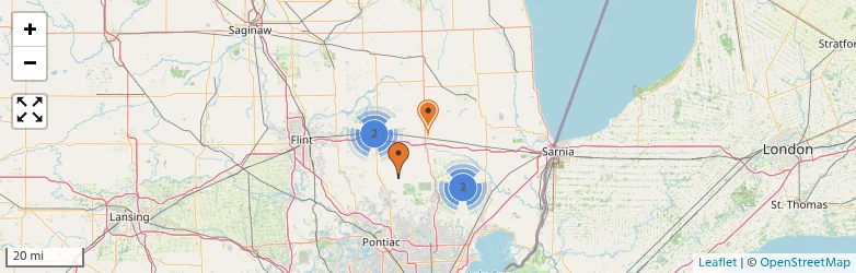 Related schools map