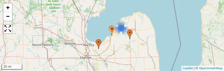 Related schools map