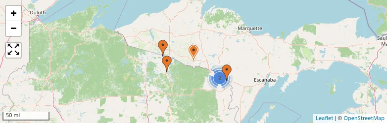 Related schools map