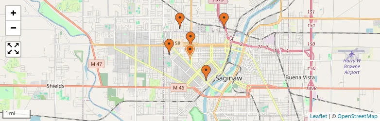 Related schools map