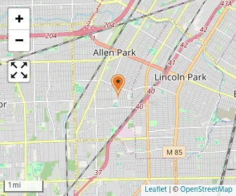 Map of Montessori Childrens Center Of Allen Park