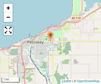Map of Petoskey Montessori Children's