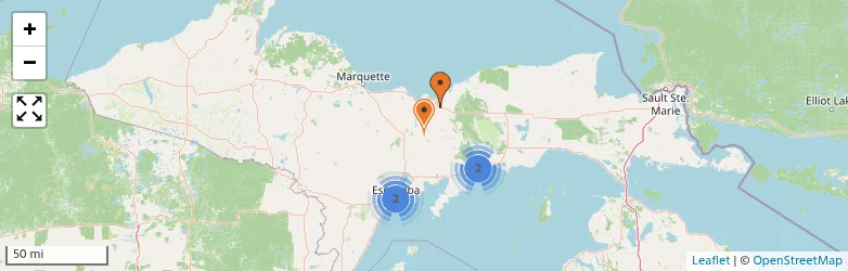 Related schools map