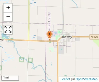 Map of Onaway Adventist School