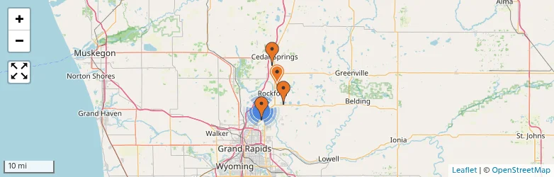 Related schools map