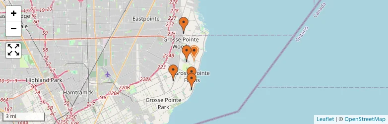 Related schools map