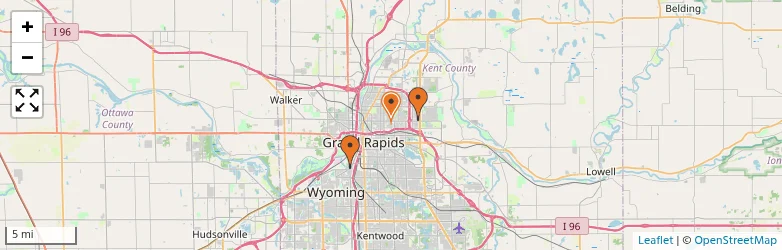 Related schools map