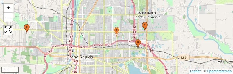 Related schools map