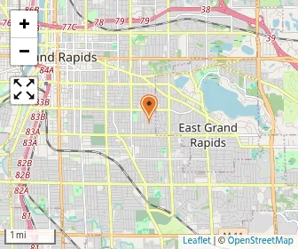Map of Grand Rapids Christian Elementary School — Evergreen