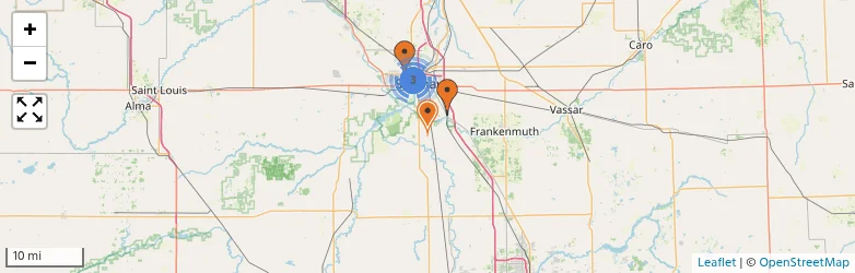 Related schools map