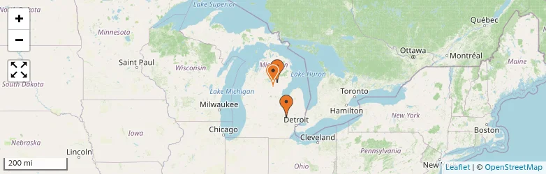 Related schools map