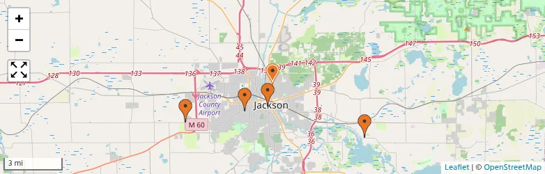 Related schools map