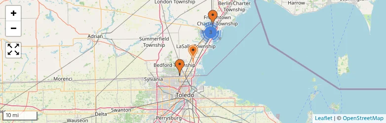 Related schools map