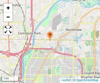 Map of All Saints Academy Middle School
