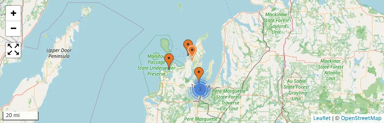 Related schools map