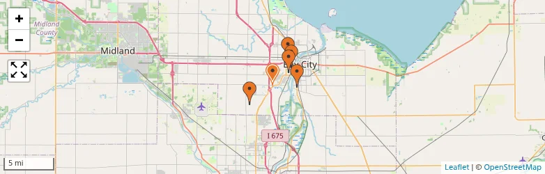 Related schools map