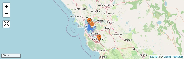 Related schools map