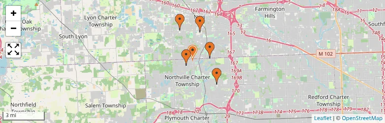 Related schools map