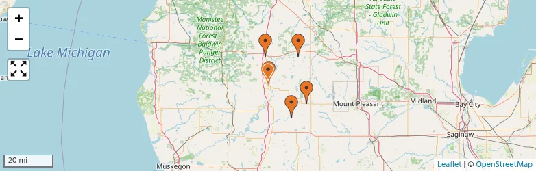 Related schools map