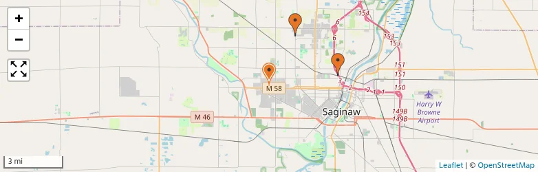 Related schools map