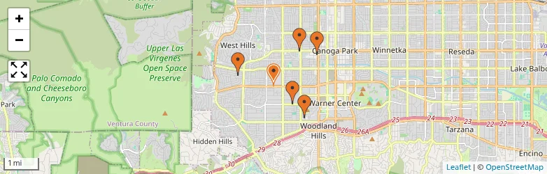 Related schools map