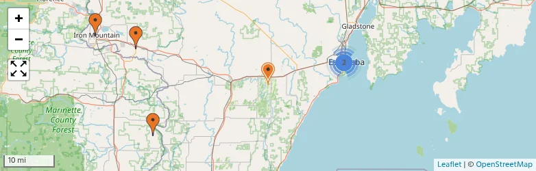 Related schools map