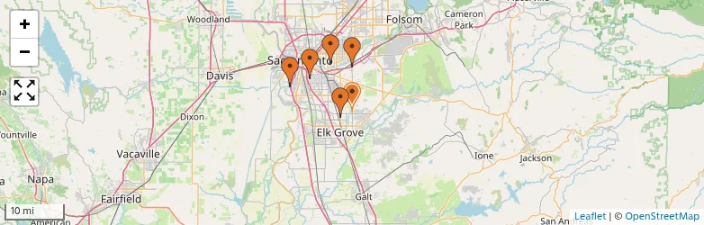 Related schools map
