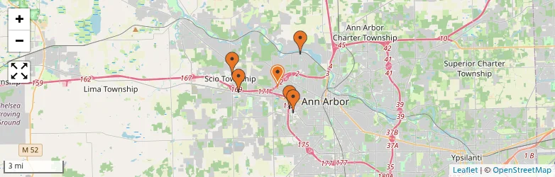 Related schools map