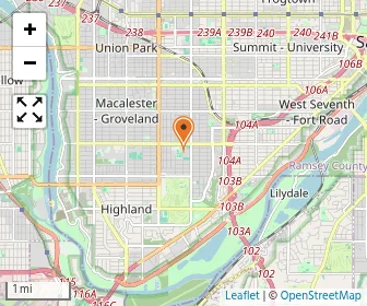 Map of Cretin Derham Hall