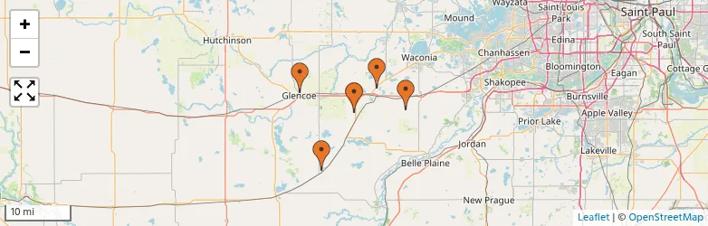 Related schools map