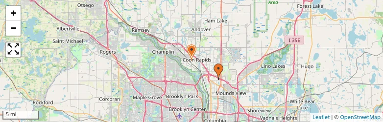 Related schools map