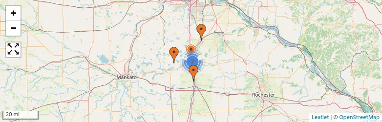 Related schools map